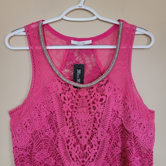 Miss Me Lace Top Size Large - NWT - Picture 6 of 10